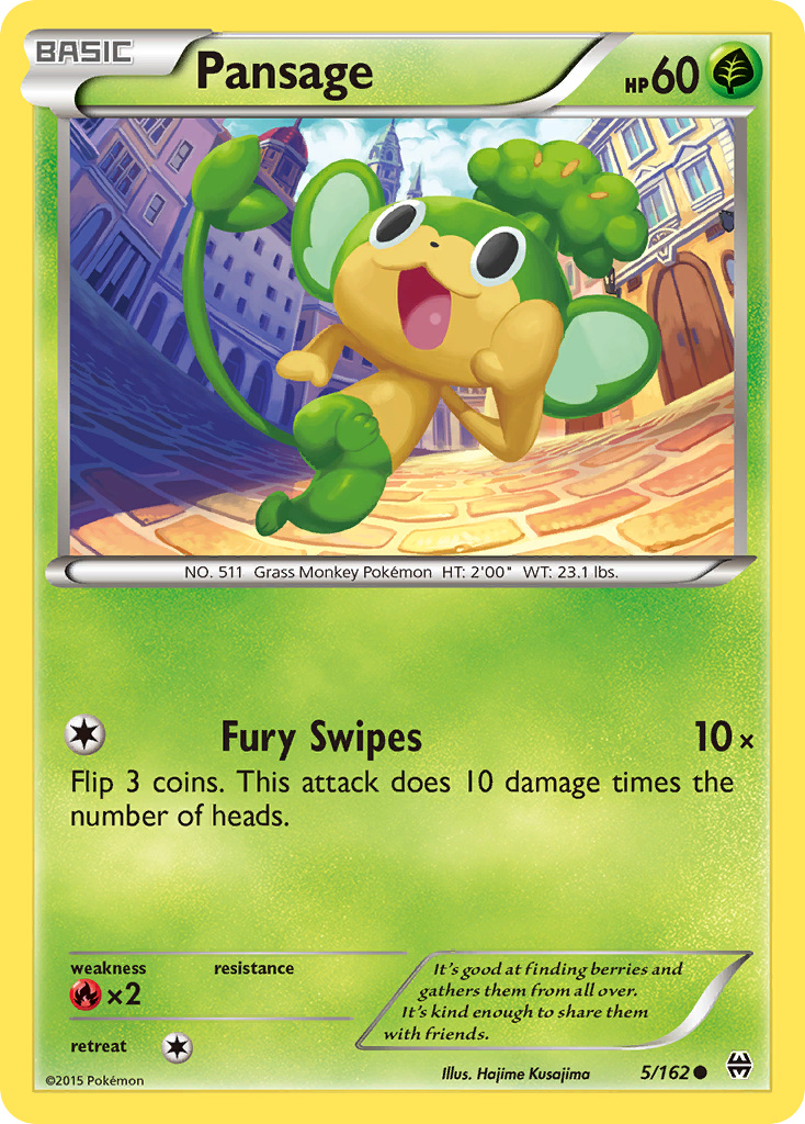 Pansage (5/162) [XY: BREAKthrough] | Gear Gaming Bentonville
