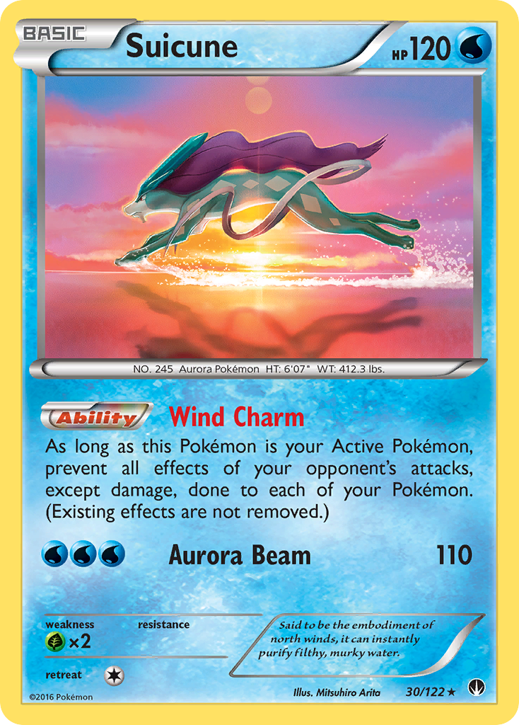 Suicune (30/122) [XY: BREAKpoint] | Gear Gaming Bentonville