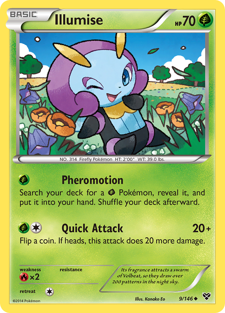 Illumise (9/146) [XY: Base Set] | Gear Gaming Bentonville