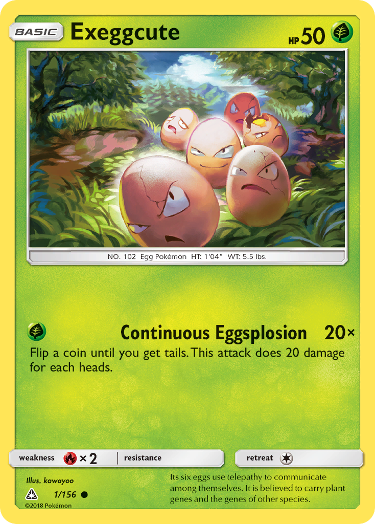 Exeggcute (1/156) [Sun & Moon: Ultra Prism] | Gear Gaming Bentonville