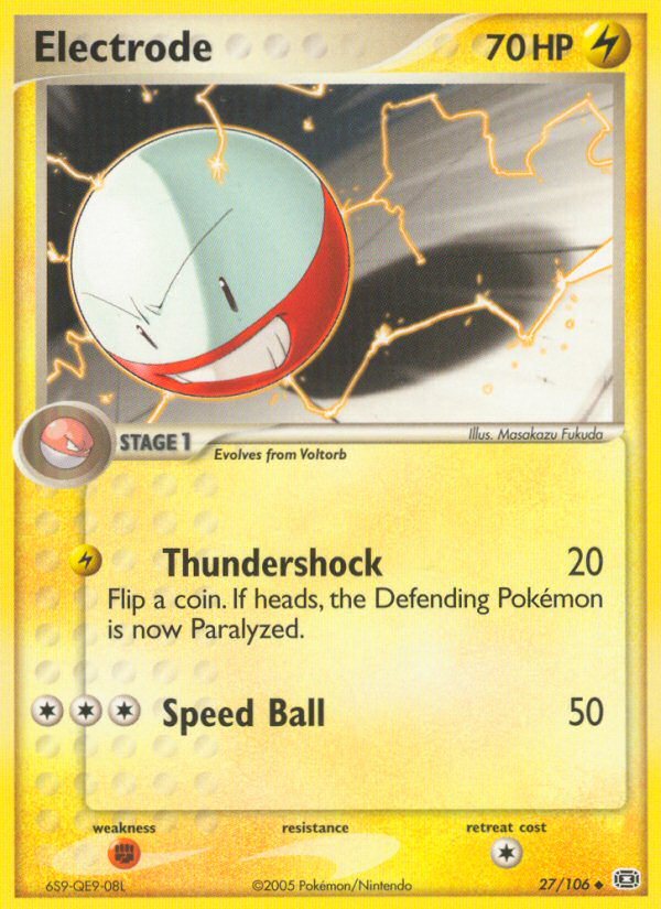 Electrode (27/106) [EX: Emerald] | Gear Gaming Bentonville