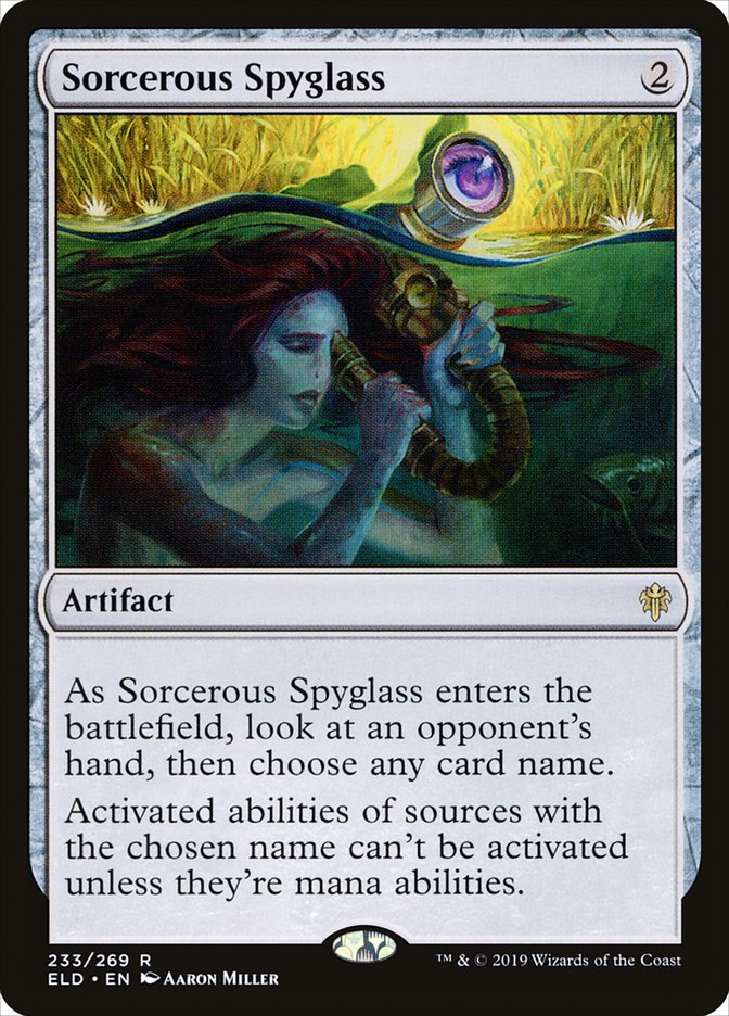 Sorcerous Spyglass [Throne of Eldraine] | Gear Gaming Bentonville