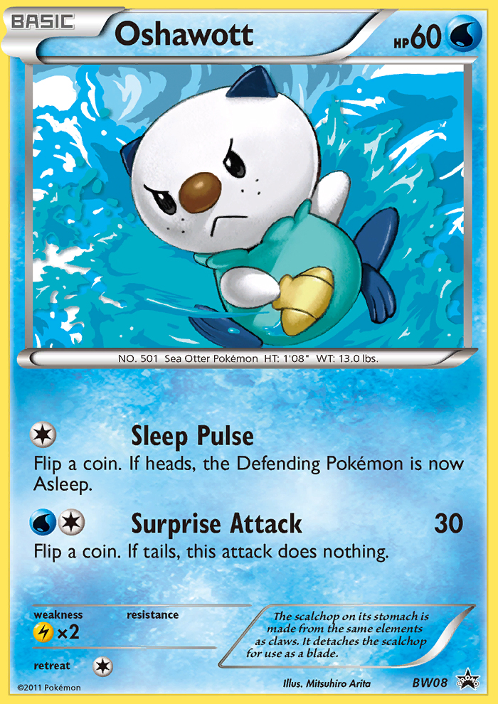 Oshawott (BW08) [Black & White: Black Star Promos] | Gear Gaming Bentonville