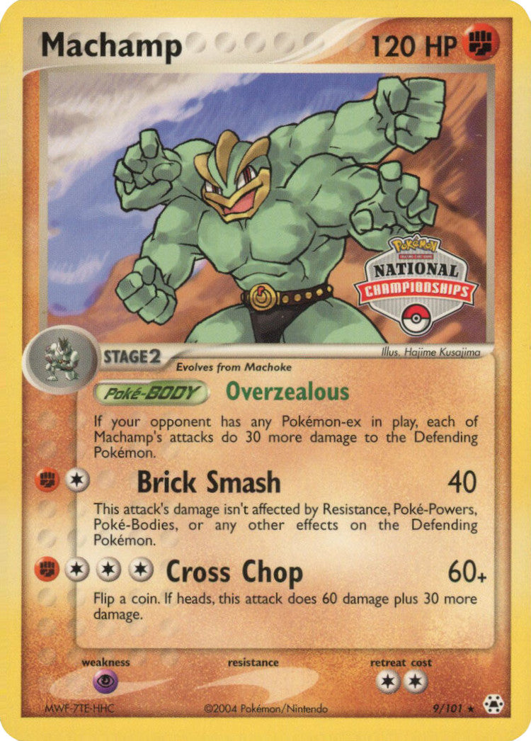 Machamp (9/101) (National Championships Promo) [EX: Hidden Legends] | Gear Gaming Bentonville