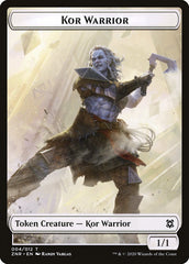 Kor Warrior Token [Zendikar Rising] | Gear Gaming Bentonville