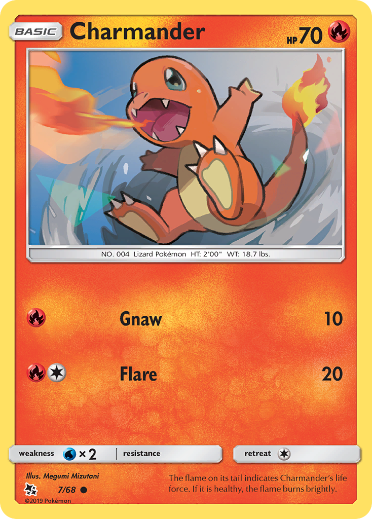 Charmander (7/68) [Sun & Moon: Hidden Fates] | Gear Gaming Bentonville