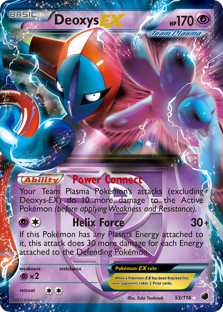 Deoxys EX (53/116) [Black & White: Plasma Freeze] | Gear Gaming Bentonville