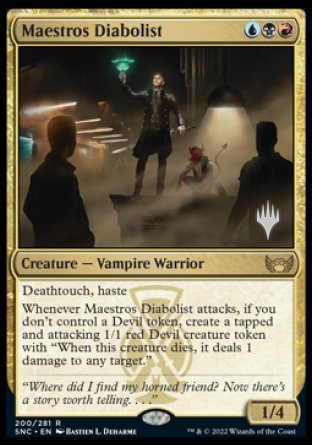 Maestros Diabolist (Promo Pack) [Streets of New Capenna Promos] | Gear Gaming Bentonville