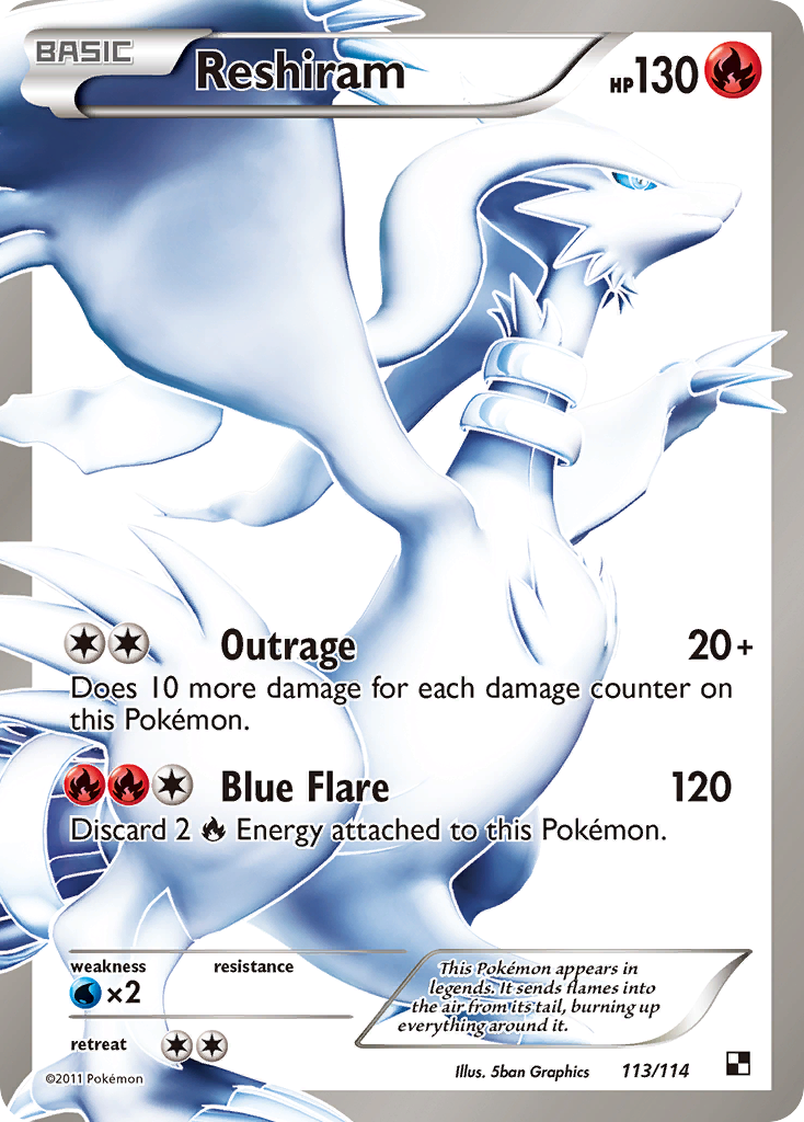 Reshiram (113/114) [Black & White: Base Set] | Gear Gaming Bentonville