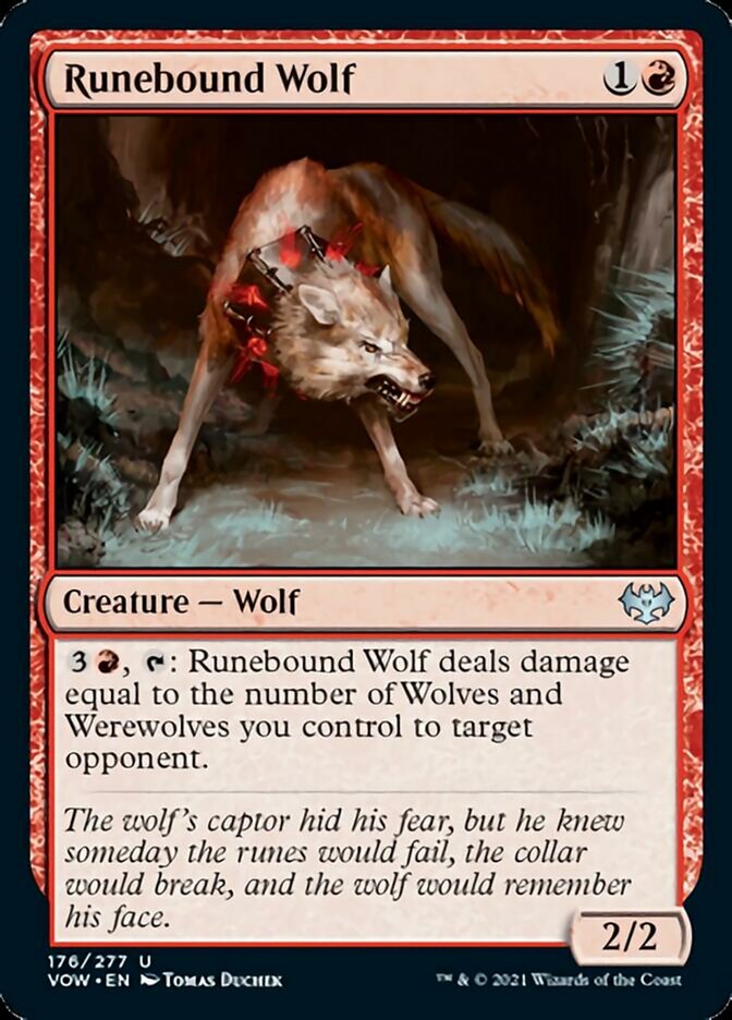 Runebound Wolf [Innistrad: Crimson Vow] | Gear Gaming Bentonville