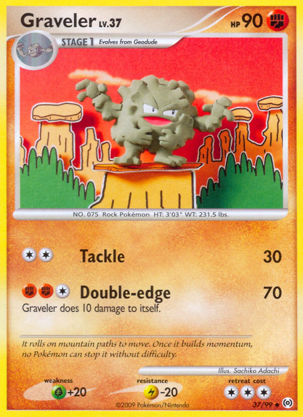 Graveler (37/99) [Platinum: Arceus] | Gear Gaming Bentonville