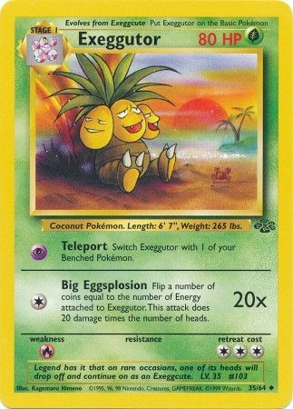 Exeggutor (35/64) [Jungle Unlimited] | Gear Gaming Bentonville