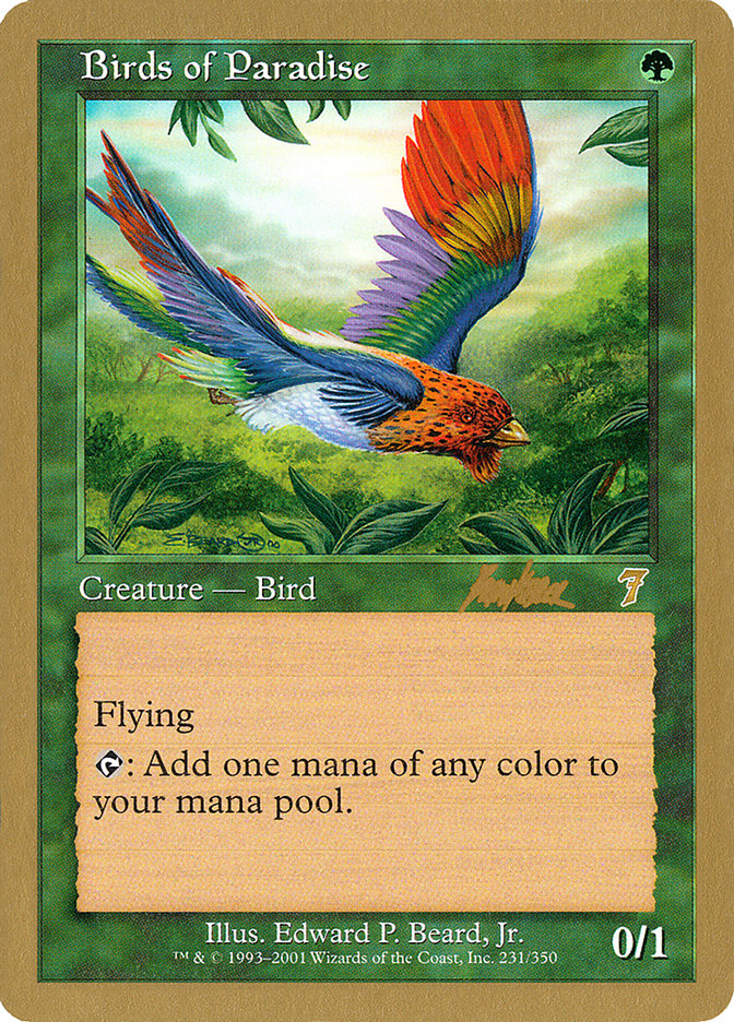 Birds of Paradise (Brian Kibler) [World Championship Decks 2002] | Gear Gaming Bentonville