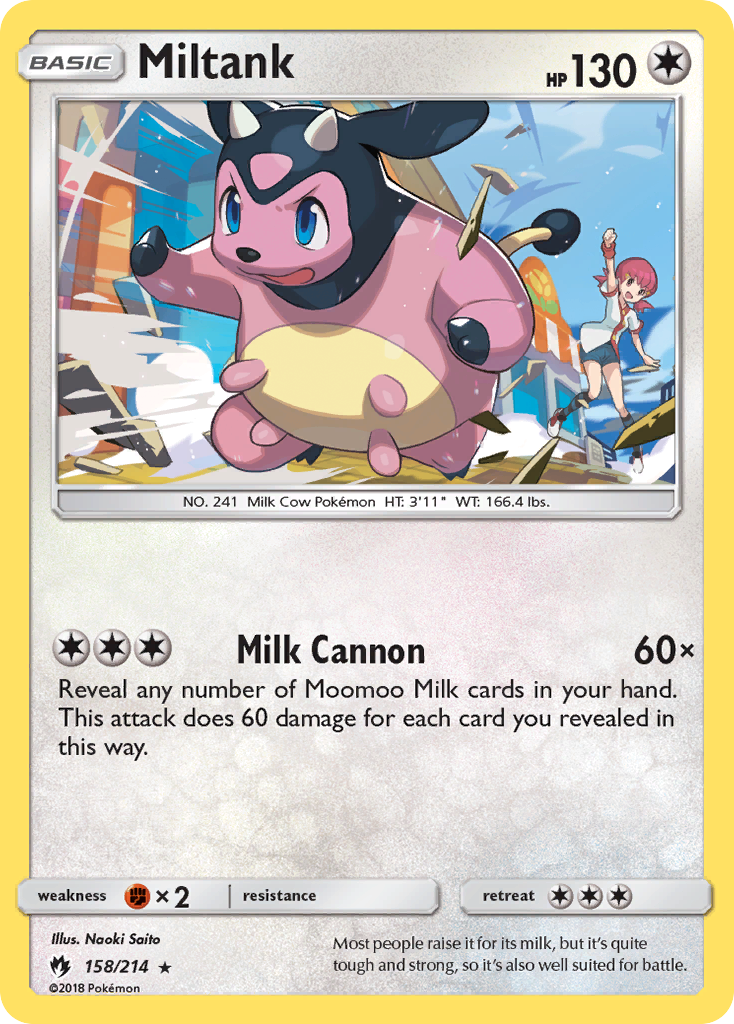 Miltank (158/214) [Sun & Moon: Lost Thunder] | Gear Gaming Bentonville