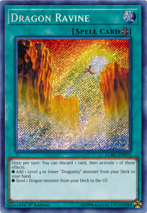 Dragon Ravine [LCKC-EN072] Secret Rare | Gear Gaming Bentonville