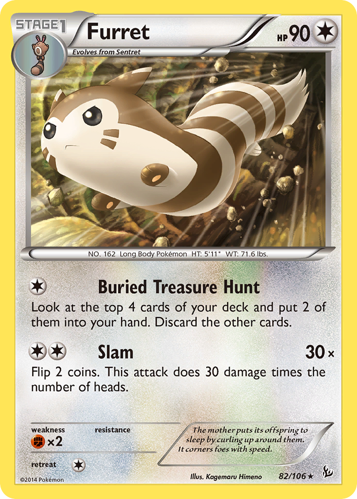 Furret (82/106) [XY: Flashfire] | Gear Gaming Bentonville