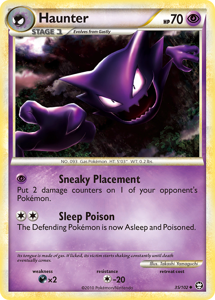 Haunter (35/102) [HeartGold & SoulSilver: Triumphant] | Gear Gaming Bentonville