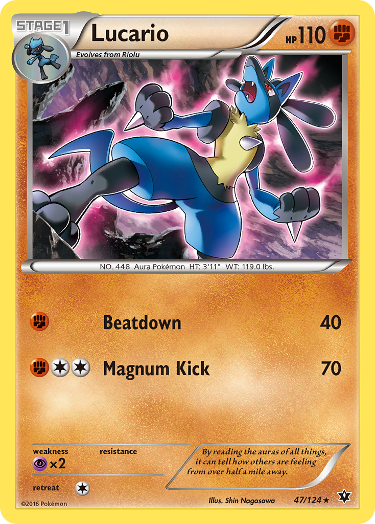 Lucario (47/124) [XY: Fates Collide] | Gear Gaming Bentonville