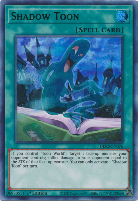Shadow Toon (Green) [DLCS-EN076] Ultra Rare | Gear Gaming Bentonville