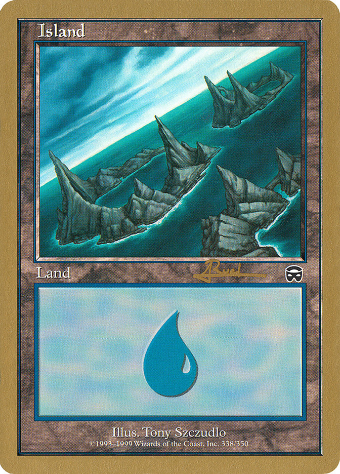 Island (ar338) (Antoine Ruel) [World Championship Decks 2001] | Gear Gaming Bentonville