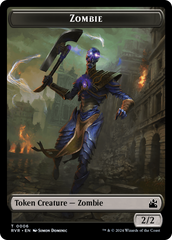 Saproling // Zombie Double-Sided Token [Ravnica Remastered Tokens] | Gear Gaming Bentonville