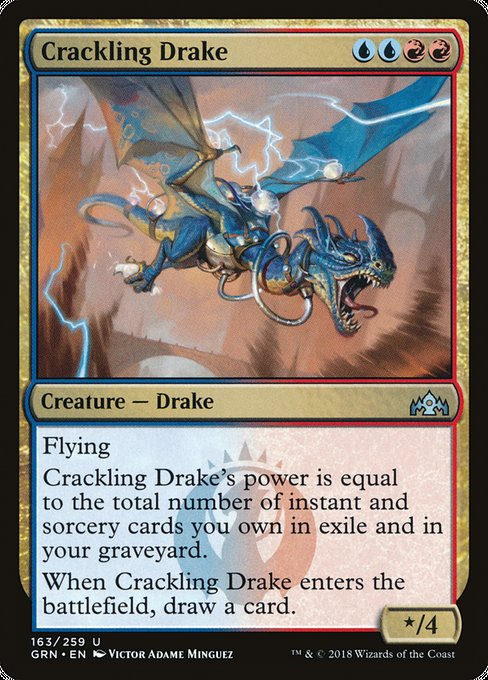 Crackling Drake [Guilds of Ravnica] | Gear Gaming Bentonville