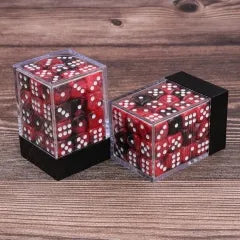 (Crimson+Black) 12mm D6 block of 36 dice | Gear Gaming Bentonville