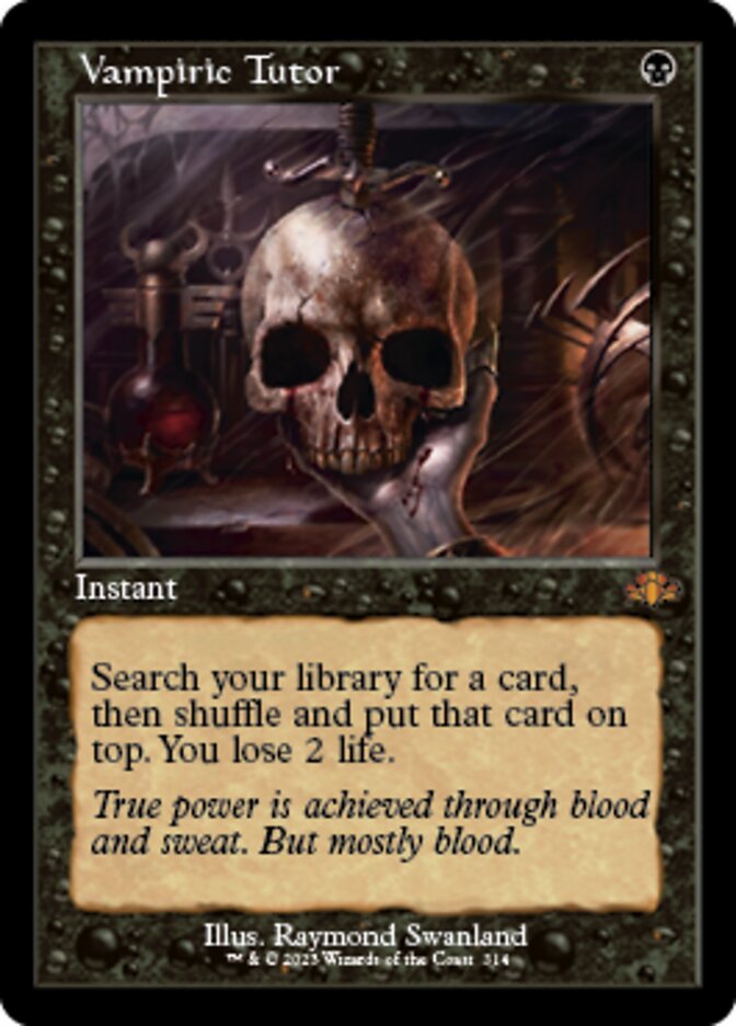 Vampiric Tutor (Retro) [Dominaria Remastered] | Gear Gaming Bentonville