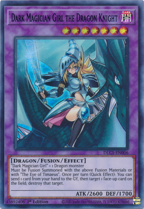 Dark Magician Girl the Dragon Knight (Green) [DLCS-EN006] Ultra Rare | Gear Gaming Bentonville