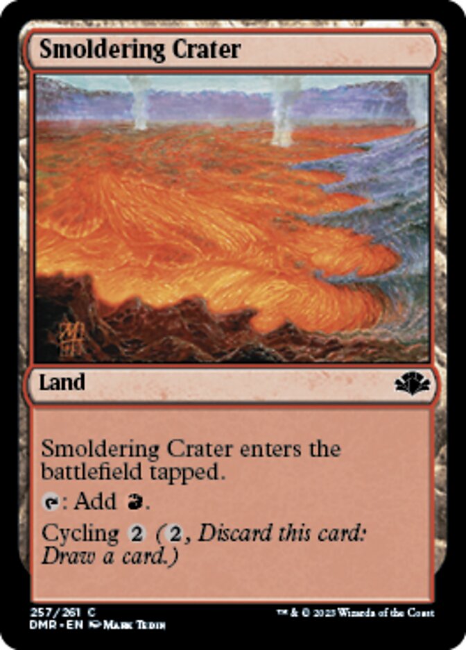 Smoldering Crater [Dominaria Remastered] | Gear Gaming Bentonville