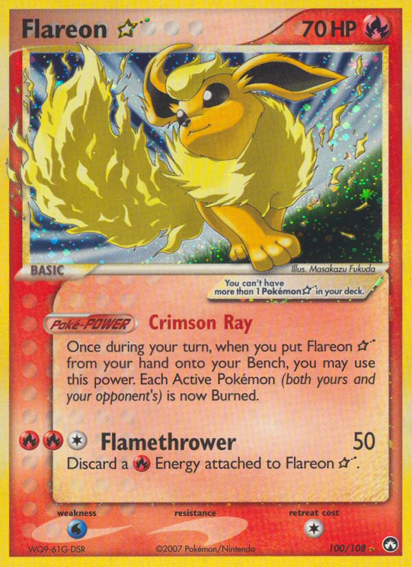 Flareon Star (100/108) [EX: Power Keepers] | Gear Gaming Bentonville