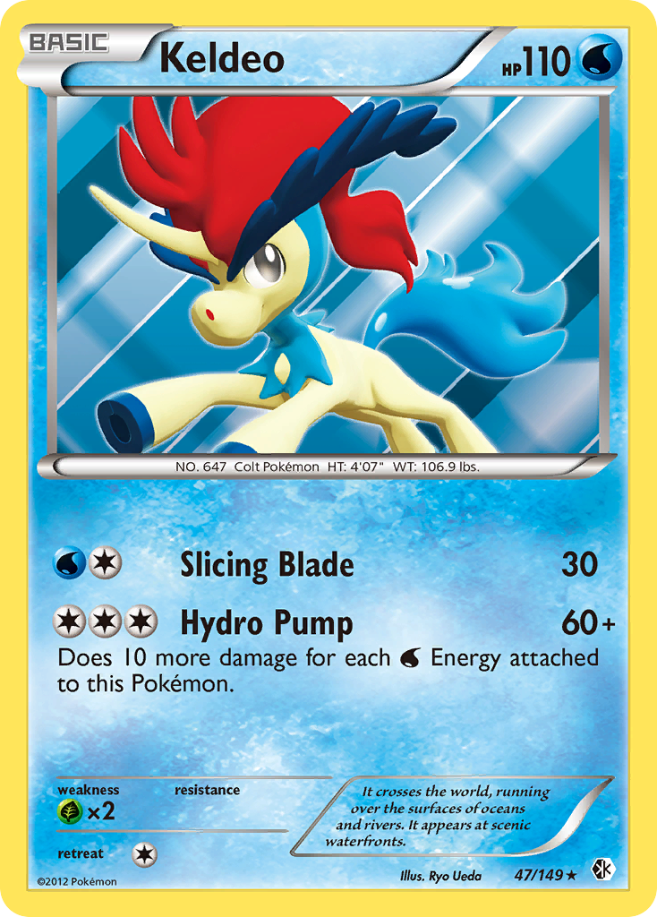 Keldeo (47/149) [Black & White: Boundaries Crossed] | Gear Gaming Bentonville