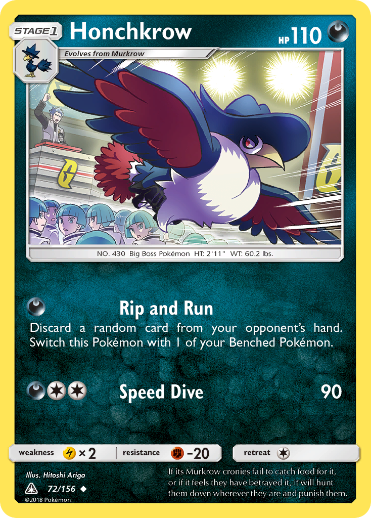 Honchkrow (72/156) [Sun & Moon: Ultra Prism] | Gear Gaming Bentonville