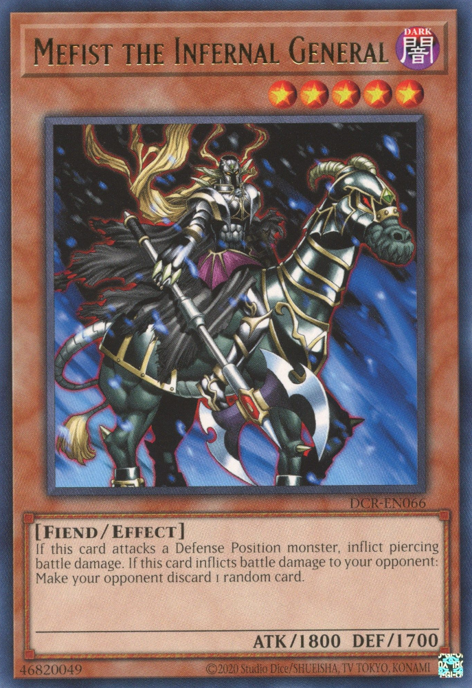 Mefist the Infernal General [DCR-EN066] Rare | Gear Gaming Bentonville