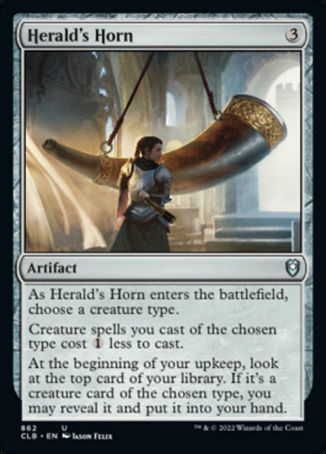 Herald's Horn [Commander Legends: Battle for Baldur's Gate] | Gear Gaming Bentonville