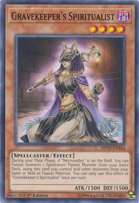 Gravekeeper's Spiritualist [MP19-EN164] Common | Gear Gaming Bentonville