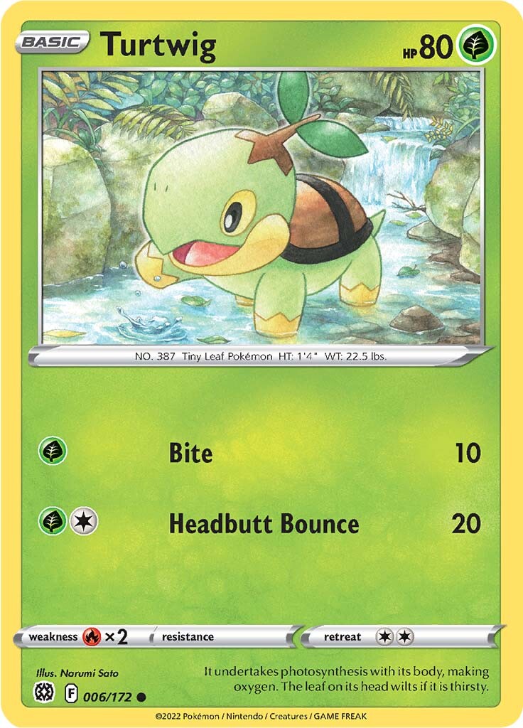 Turtwig (006/172) [Sword & Shield: Brilliant Stars] | Gear Gaming Bentonville