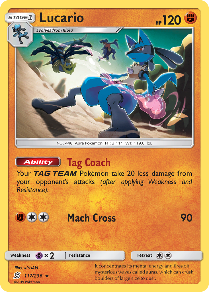 Lucario (117/236) [Sun & Moon: Unified Minds] | Gear Gaming Bentonville