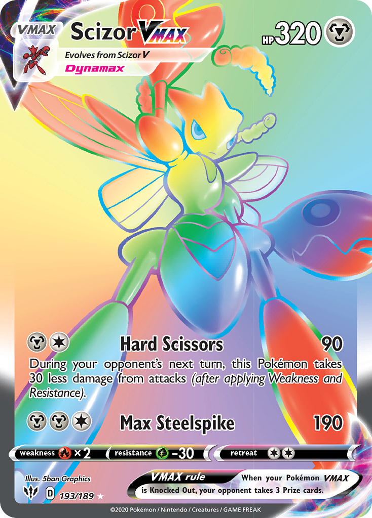 Scizor VMAX (193/189) [Sword & Shield: Darkness Ablaze] | Gear Gaming Bentonville