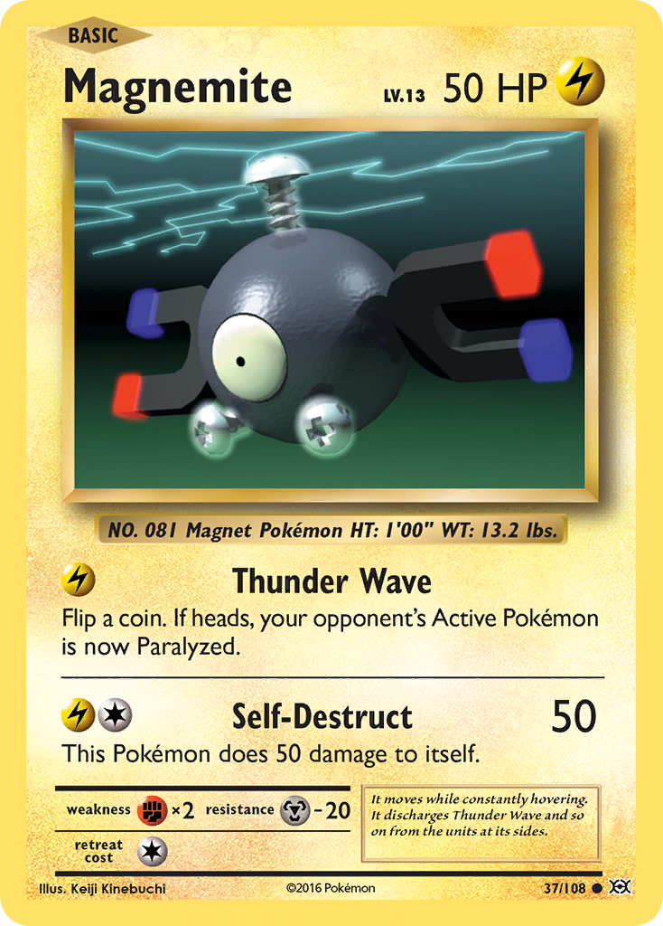 Magnemite (37/108) [XY: Evolutions] | Gear Gaming Bentonville