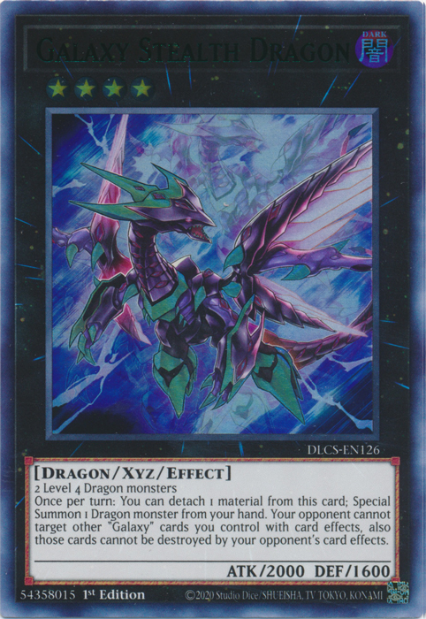 Galaxy Stealth Dragon (Green) [DLCS-EN126] Ultra Rare | Gear Gaming Bentonville