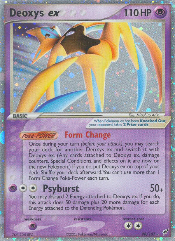 Deoxys ex (98/107) [EX: Deoxys] | Gear Gaming Bentonville