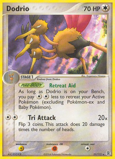 Dodrio (21/112) [EX: FireRed & LeafGreen] | Gear Gaming Bentonville