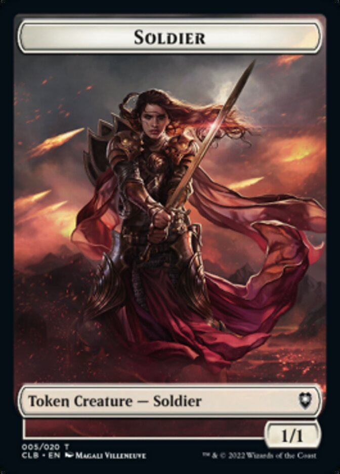 Treasure // Soldier Double-sided Token [Commander Legends: Battle for Baldur's Gate Tokens] | Gear Gaming Bentonville