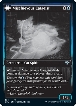 Mischievous Catgeist // Catlike Curiosity [Innistrad: Double Feature] | Gear Gaming Bentonville