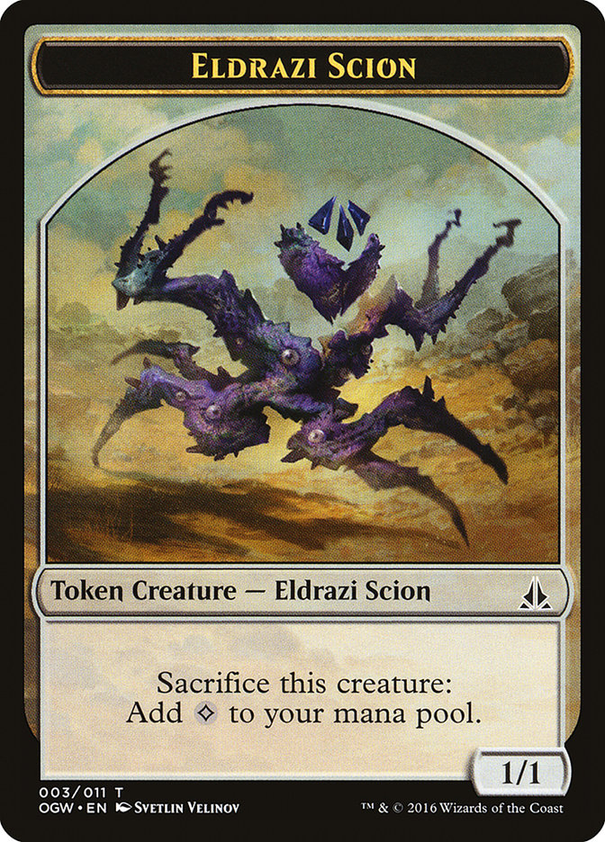 Eldrazi Scion (003/011) [Oath of the Gatewatch Tokens] | Gear Gaming Bentonville