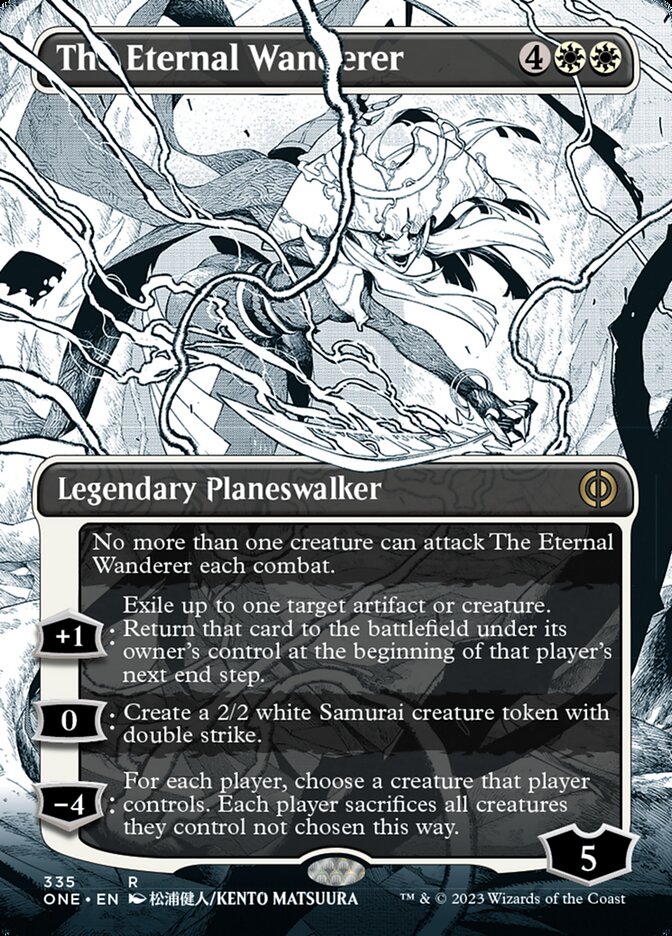 The Eternal Wanderer (Borderless Manga) [Phyrexia: All Will Be One] | Gear Gaming Bentonville