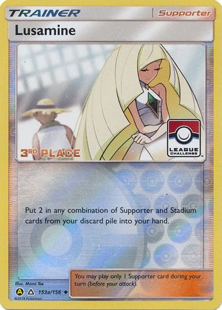 Lusamine (153a/156) (League Challenge Alt Art 3rd Place) [Sun & Moon: Ultra Prism] | Gear Gaming Bentonville