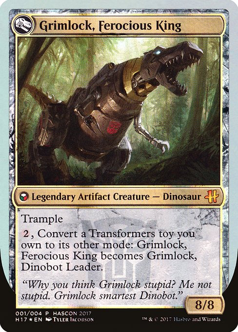 Grimlock, Dinobot Leader // Grimlock, Ferocious King [Media Promos] | Gear Gaming Bentonville