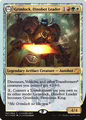 Grimlock, Dinobot Leader // Grimlock, Ferocious King [Media Promos] | Gear Gaming Bentonville